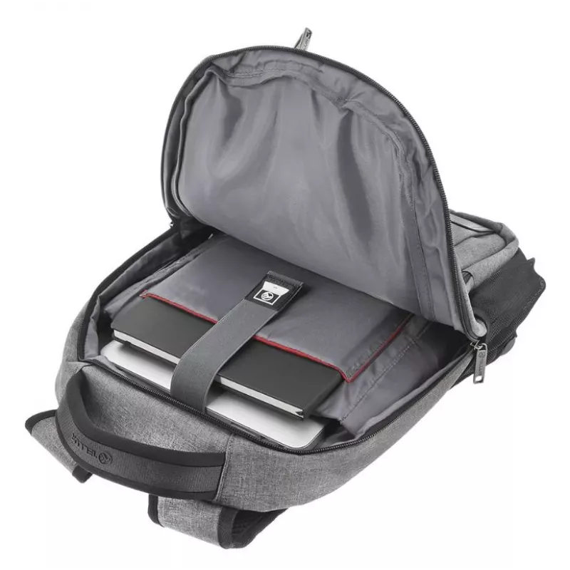 Notebook backpack Tellur Companion 15.6 inch with USB port, Gray