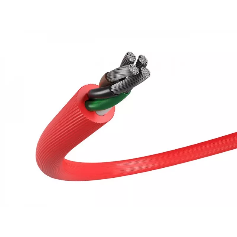 USB Cable NATEC NKA-1201 USB 2.0 1m USB A USB C Black Red