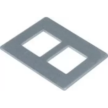 HAGER GTVDM012 Mounting Plate GTVD2/300 2xRJ45 19,3x14,8 (GTVDM012)