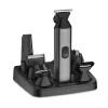 Haircutting set Maestro MR-661 6-in-1 — black, multi-function grooming kit