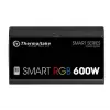 Thermaltake SMART RGB PS-SPR-0600NHSAWE-1 - Power Supply (Internal) - ATX12V 2.3 - 80 PLUS - AC 230 V - 600 Watt - active PFC - Black
