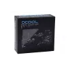 Fitting kit Alphacool 17475 — brass fittings, black, Ø 22 mm, H 20 mm