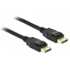 Delock - DisplayPort-Cable - DisplayPort (M) to DisplayPort (M) - 3 m - latched - Black