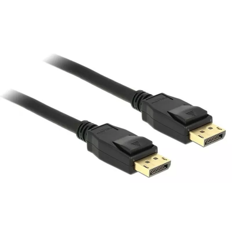 Delock - DisplayPort-Cable - DisplayPort (M) to DisplayPort (M) - 3 m - latched - Black