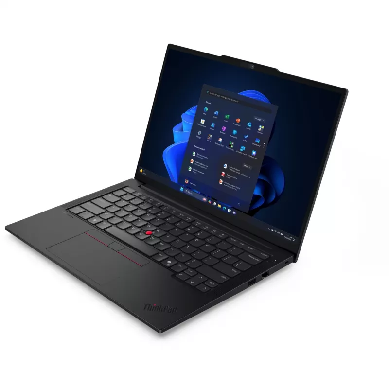 Lenovo ThinkPad E14 Gen 7 (AMD) AMD Ryzen™ 5 220 Laptop 35.6 cm (14 inch) WUXGA 32 GB DDR5-SDRAM 512 GB SSD Wi-Fi 6E (802.11ax) Windows 11 Pro German Black