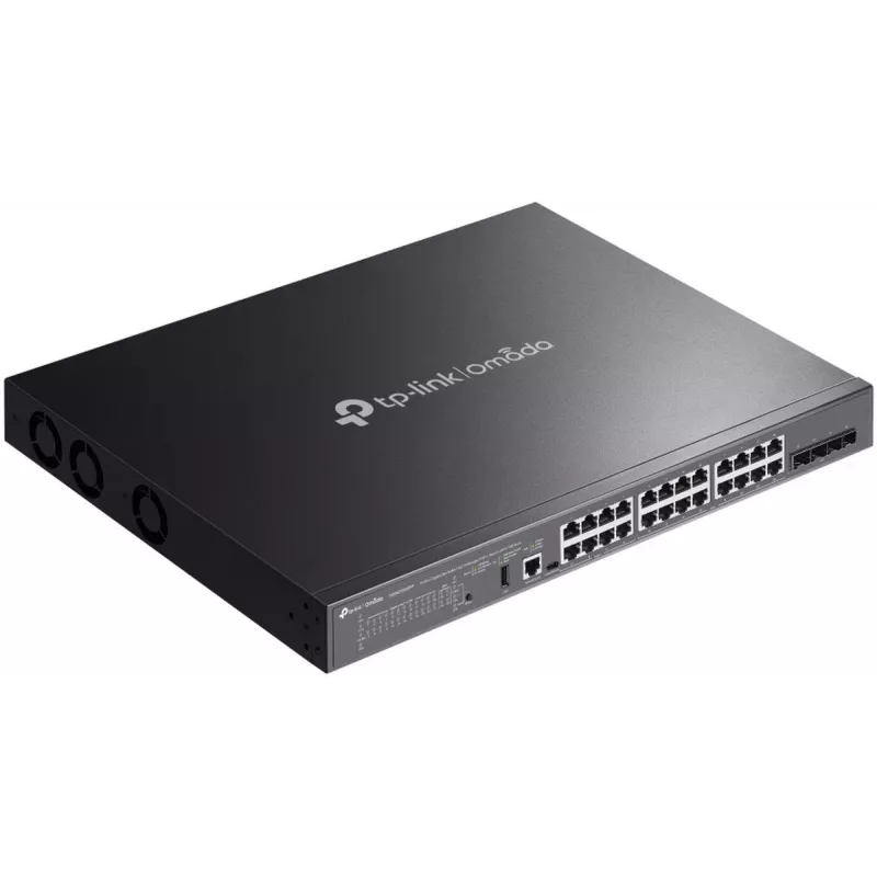 TP-Link SG5428XMPP network switch Managed L3 Gigabit Ethernet (10/100/1000) Power over Ethernet (PoE) Black