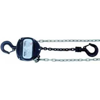 Chain hoist EUROLITE 10 m lift 1.0 t capacity, model 58000115, black