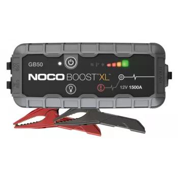 Jump starter NOCO GB50 1500 A Lithium-Ion, 35 Wh, IP65, petrol up to 7 L / diesel up to 4.5 L, built-in flashlight, USB 5V/2.1A