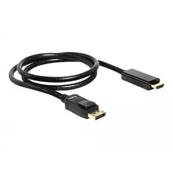 Displayport/HDMI Cable DeLOCK 82586 1m Black