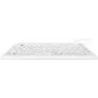 GETT InduProof Smart Compact USB (US/EU) Silicone IP68 Keyboard desinfizierbar waterproof White 86 Buttons (KG20231)