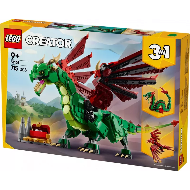 LEGO CREATOR 3 IN 1 31161 Medieval Dragon