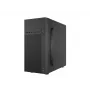 PC Case NATEC Helix Mini Tower Black — microATX/Mini-ITX, 3x3.5 inch + 5x2.5 inch, 33 cm GPU, USB-C/USB-A ports