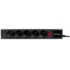 Tracer PowerGear Black 5 AC outlets 1.5 m 2300 W