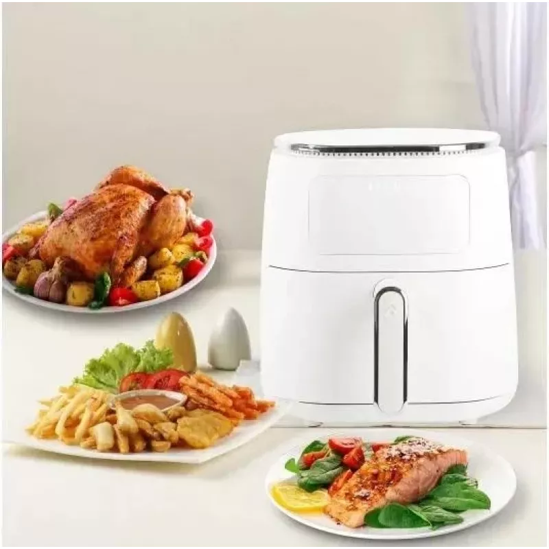 Air Fryer Elle EKAFP501WHEU 5 L, white — compact countertop oil-free cooker