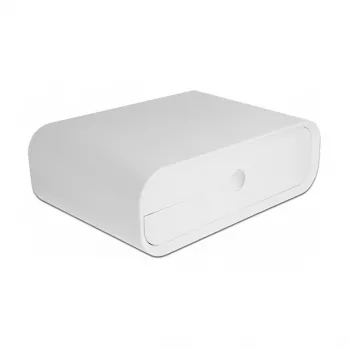 Monitor Stand DeLOCK 18325 with two Drawers white