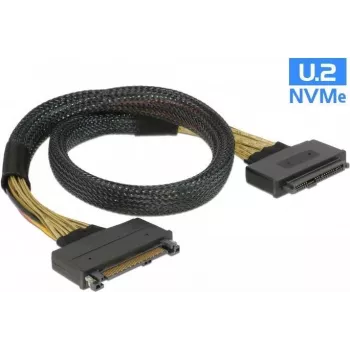 SAS Cable DeLOCK 85738 0.5m 4 Gbit/s Black