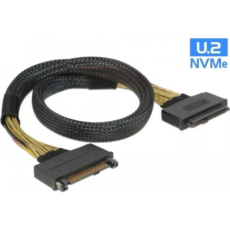 SAS Cable DeLOCK 85738 0.5m 4 Gbit/s Black