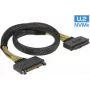 SAS Cable DeLOCK 85738 0.5m 4 Gbit/s Black