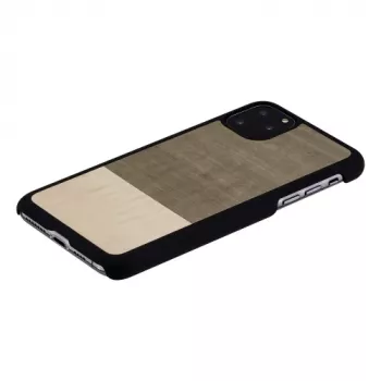 Smartphone case man and wood for iPhone 11 Pro Max — black, protective cover
