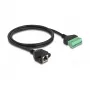 DeLOCK RJ45 Cable Cat.6 female to Terminal Block Adapter 1m