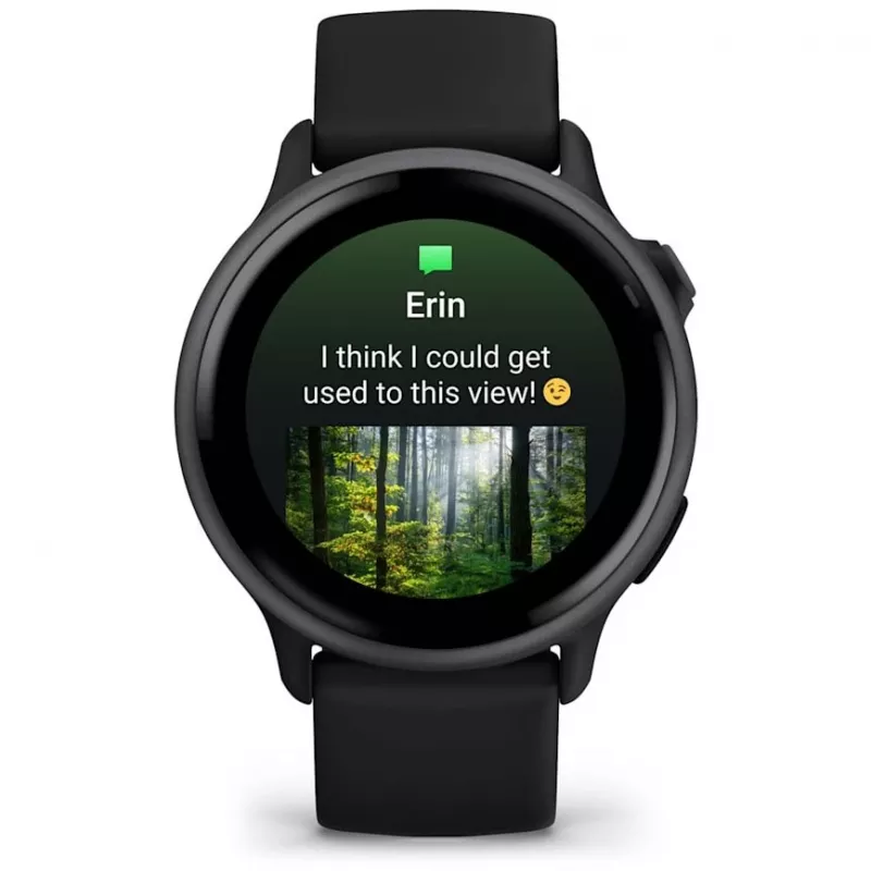Garmin vívoactive 6 3.05 cm (1.2) AMOLED 42 mm Digital 390 x 390 pixels Touchscreen Black Wi-Fi GPS (satellite)