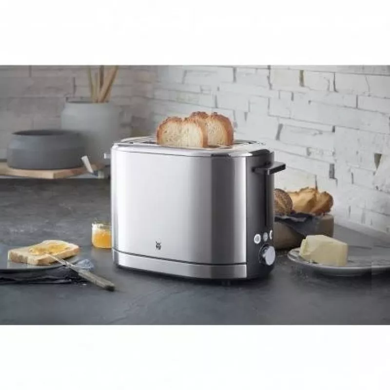 Toaster WMF Bueno Pro 6 — 2-slice, 870 W, silver/black