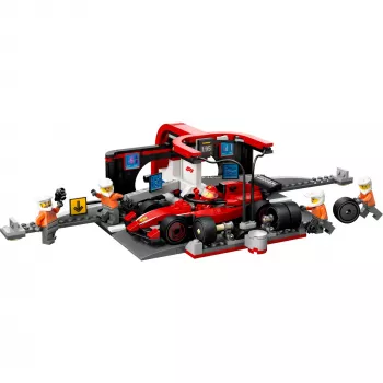 LEGO City F1 Pit Stop set 60443 — Ferrari F1 car, 322 pieces, 5 minifigures, age 6+