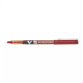 Pilot V5 HiTec Red 0.5mm Red Ink Pens 12 pcs