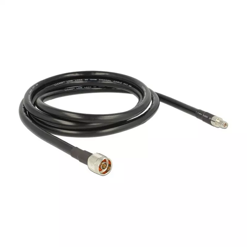 Coaxial cable DeLOCK 2m N/RP-SMA CFD400 LLC400