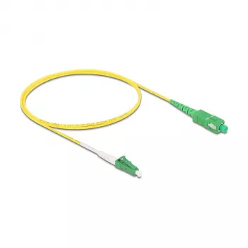 DeLOCK 83235 InfiniBand Fibre Optic Cable 1m LC SC OS2 Yellow