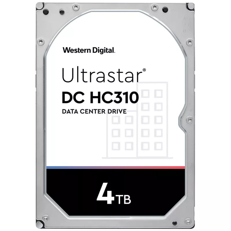 Western Digital Ultrastar DC HC310 4 TB 3.5 SATA III 7200 RPM 256 MB Hard Drive, HUS726T4TALE6L4