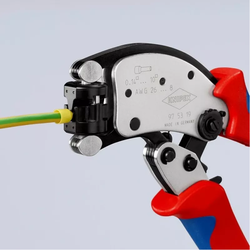 KNIPEX Twistor T self-adjusting crimping pliers Crimping pliers for wire end ferrules