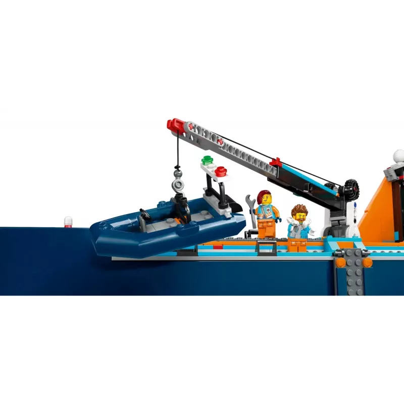 Construction toy LEGO City Arctic Exploration Ship 60368 — 815 pieces, 7+ years, includes 4 minifigures