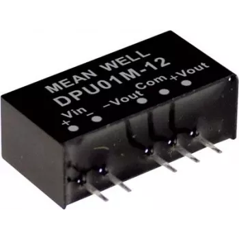 Power Adapter MEAN WELL DPU01N-12 1W Input 21.6-26.4V Output 15V