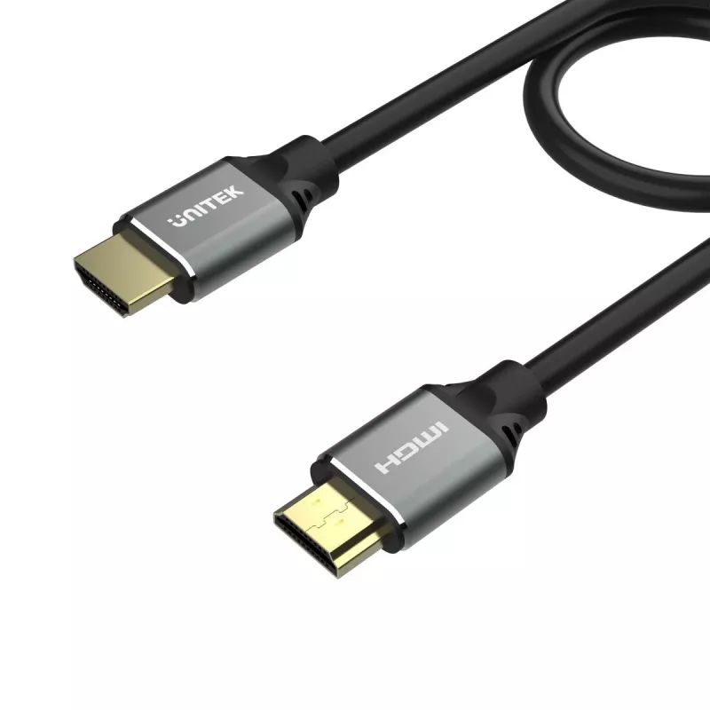 HDMI cable Unitek C137W 1.5 m, HDMI 2.1, 48 Gbit/s, 4K/8K 2160p, 120 Hz, ARC, Ethernet, gold-plated