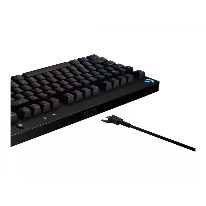 Logitech G PRO Gaming Keyboard - Keyboard - QWERTY - Spanish - Black (920-010593)