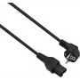 Power cable Helos 262773 Black 1.8 m CEE7/7 C15 coupler