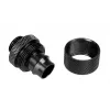 Compression Fitting Bitspower G1/4 inch Male to 16/11 mm Straight — black matte