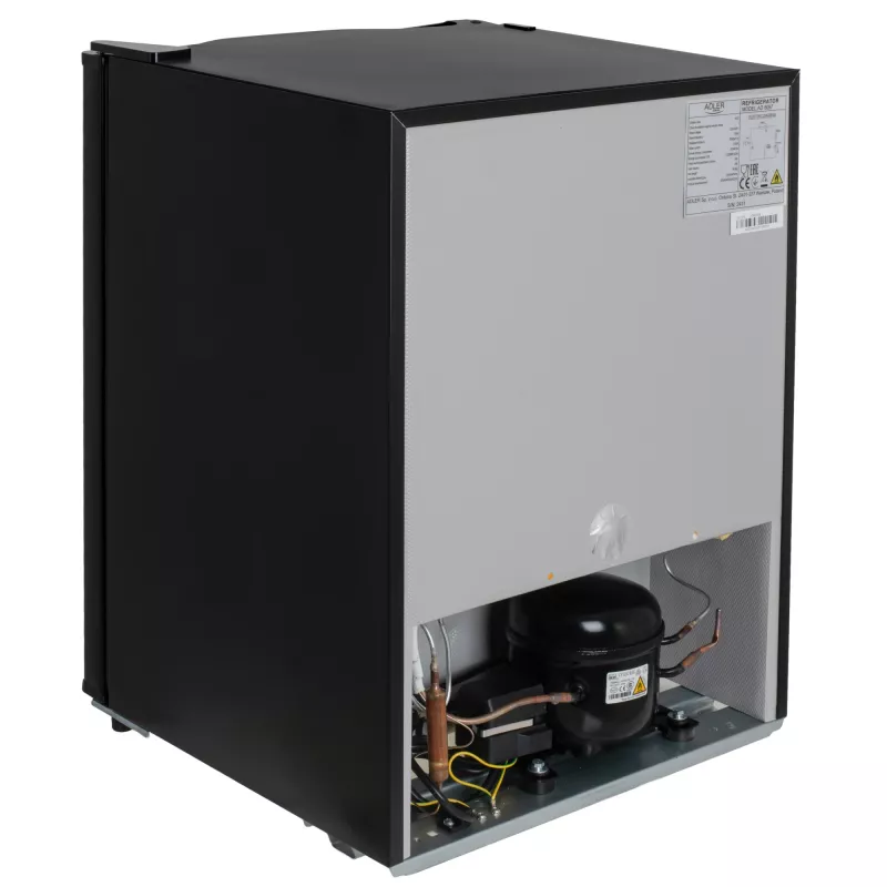Adler Refrigerator | AD 8097 | Energy efficiency class E | Free standing | Larder | Height 63.2 cm | Fridge net capacity 58 L | 39 dB | Black