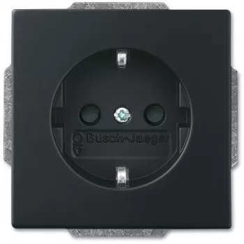 Socket outlet Busch-Jaeger 2011-0-3883 CEE 7/3 2P+E 16 A 250 V Black