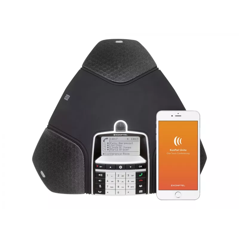 Konftel 300IPx - VoIP-Konferenztelefon - SIP v2 - Liquorice Black - for Konftel C50300IPx Hybrid