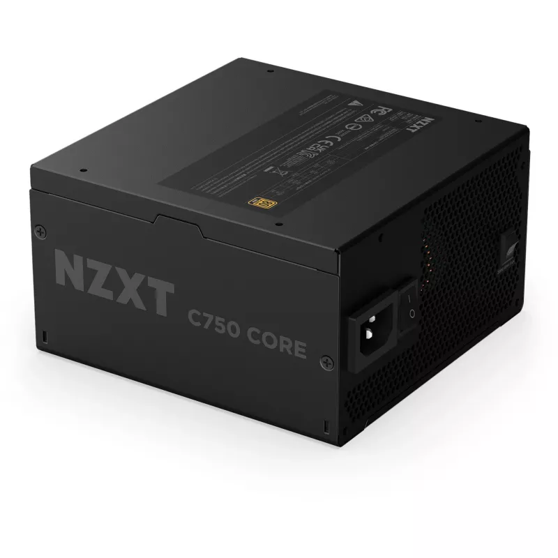 C750 GOLD CORE, PC-Power Supply black, 1x 12-Pin High Power GPU, 3x PCIe, Cable-Management, 750 Watt