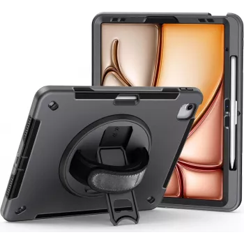 JT Berlin Rugged Kickstand & Handstrap Case | Apple iPad Air 13 2025 & 2024 Pro 12.9 (30014)
