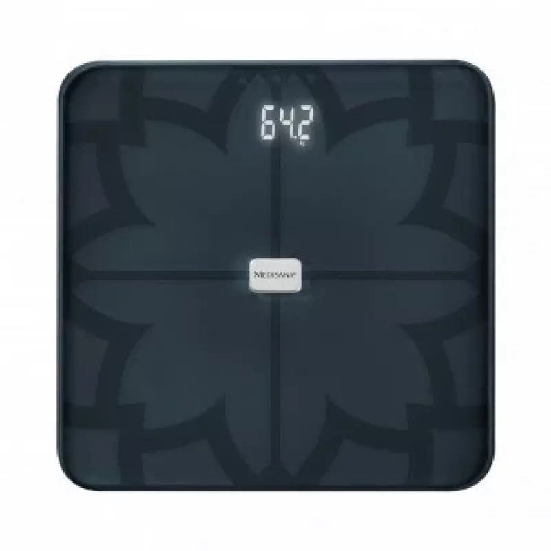 Medisana BS 450 Body Analysis Scale, Max 180kg, Black, Bluetooth, ITO Sensors (40510)