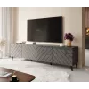 RTV cabinet ABETO 200x42x52 graphite/gloss