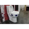 Toilet seat extension HERDEGEN Sahag 580540 Blue White round 410×420×110 mm polypropylene, max load 185 kg
