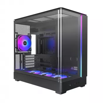 PC Case Montech KING 15 PRO Black — micro ATX / Mini-ITX midi tower