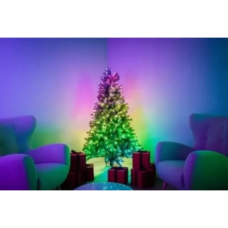 Pre-lit Christmas Tree Twinkly Regal Tree 1.50 m — 270 RGB LEDs, Wi‑Fi & Bluetooth, IP20, 36 W, green wire