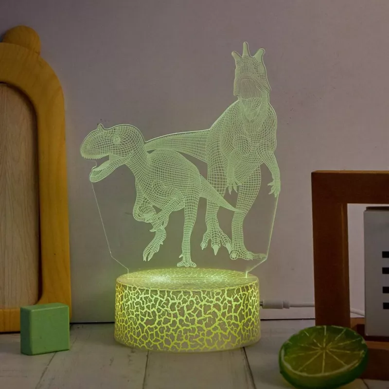 Table LED lamp MANTA SNL117RGB RGB 3D dinosaur light decoration