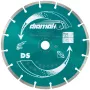 Makita Diamak - Diamond Cutting Disc - for Concrete, Marble, Slate, soft brick, cement block - 115 mm (D-61123)
